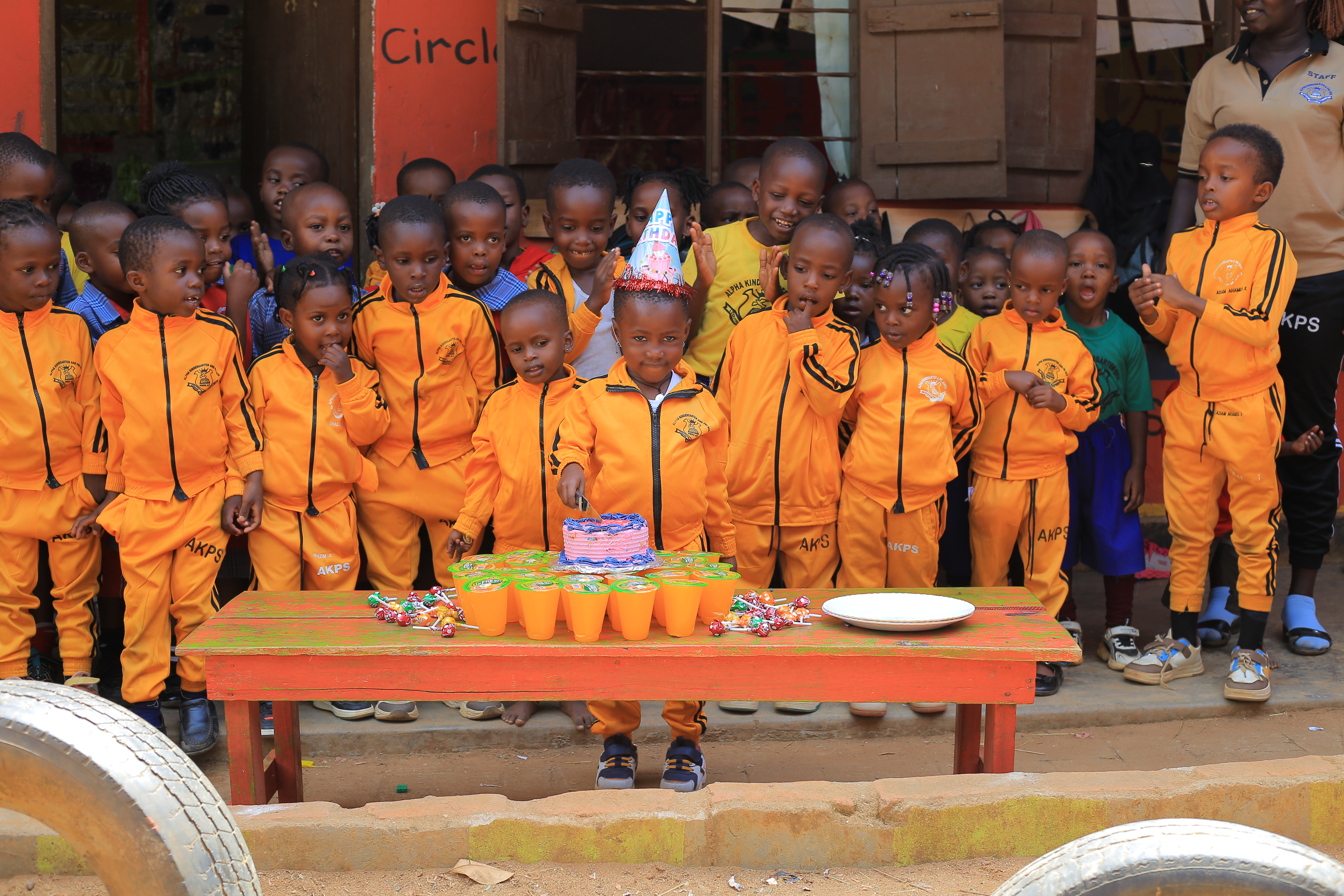 Alpha Kindergarten and Primary School pupils